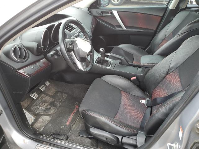 JM1BL1K35B1437342 - 2011 MAZDA SPEED 3 Сұр фото 7