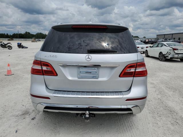 4JGDA5JB7EA340495 - 2014 MERCEDES-BENZ ML 350 SILVER photo 6