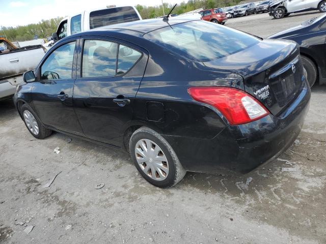 3N1CN7AP7CL824459 - 2012 NISSAN VERSA S BLACK photo 2