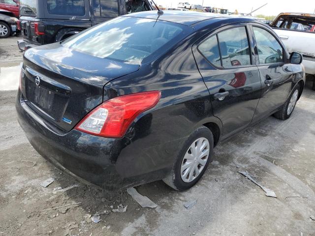 3N1CN7AP7CL824459 - 2012 NISSAN VERSA S BLACK photo 3