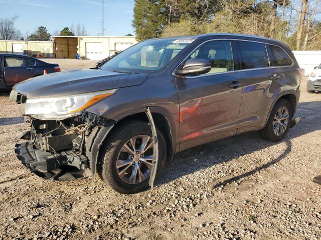 5TDJKRFH9FS121308 - 2015 TOYOTA HIGHLANDER XLE 石墨色 照片 1