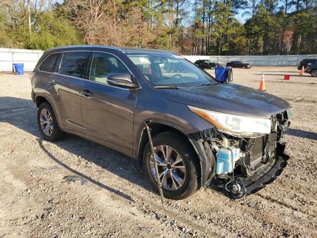 5TDJKRFH9FS121308 - 2015 TOYOTA HIGHLANDER XLE 石墨色 照片 4