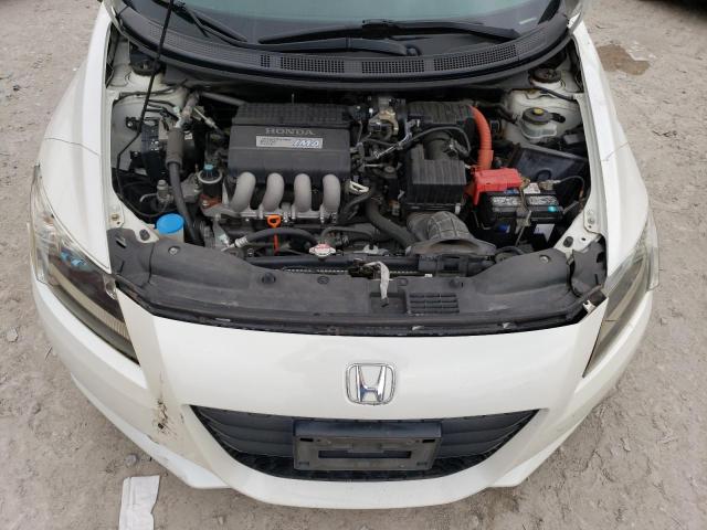 JHMZF1D6XCS003604 - 2012 HONDA CR-Z EX WHITE photo 11