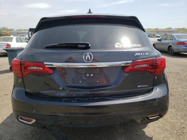 5FRYD4H42GB043335 - 2016 ACURA MDX TECHNOLOGY GRAY photo 6