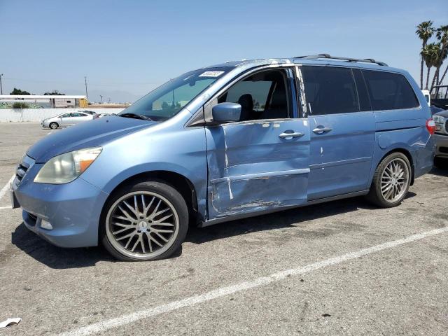 5FNRL38737B046449 - 2007 HONDA ODYSSEY EXL BLUE photo 1