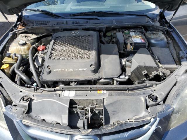 JM1BK34M791245192 - 2009 MAZDA SPEED 3 ნაცრისფერი ფოტო 11