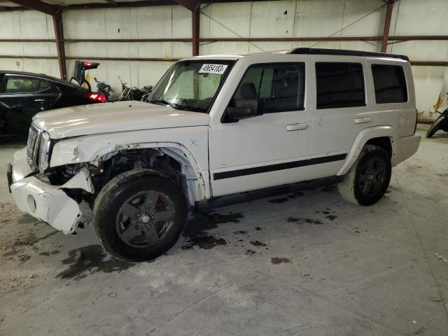 1J8HG48KX8C230255 - 2008 JEEP COMMANDER SPORT WHITE photo 1