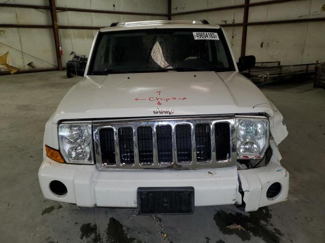 1J8HG48KX8C230255 - 2008 JEEP COMMANDER SPORT WHITE photo 5