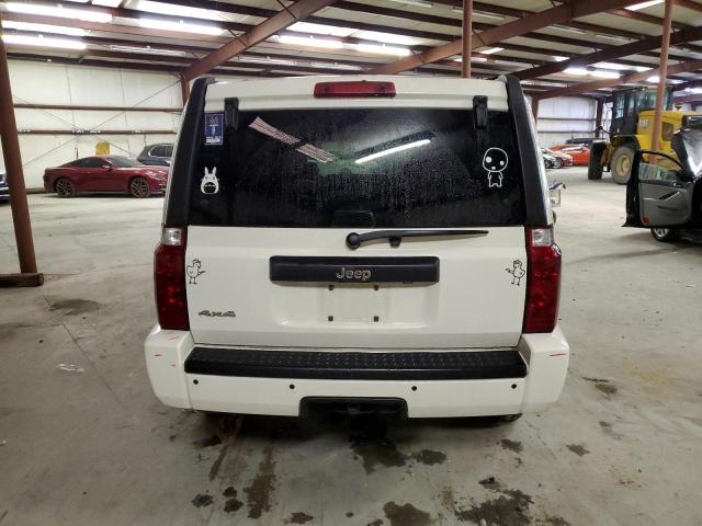 1J8HG48KX8C230255 - 2008 JEEP COMMANDER SPORT თეთრი ფოტო 6