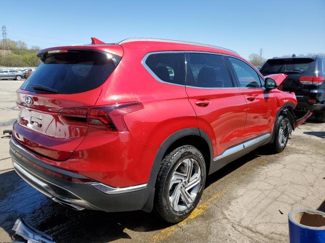 5NMS24AJ4NH426007 - 2022 HYUNDAI SANTA FE SEL Կարմիր լուսանկար 3