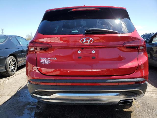 5NMS24AJ4NH426007 - 2022 HYUNDAI SANTA FE SEL Կարմիր լուսանկար 6