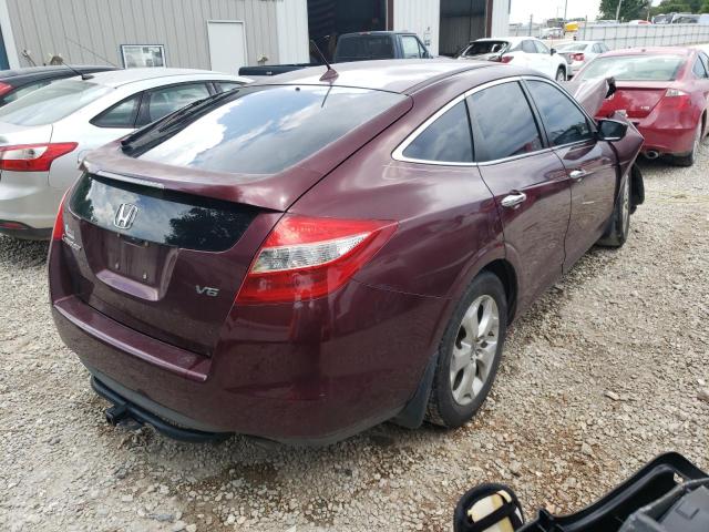 5J6TF1H59CL005776 - 2012 HONDA CROSSTOUR EXL MAROON photo 4