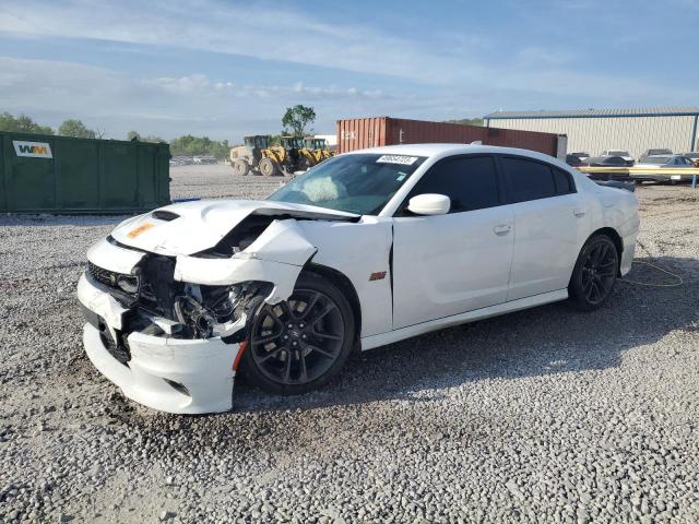 2C3CDXGJ7LH228204 - 2020 DODGE CHARGER SCAT PACK WHITE photo 1