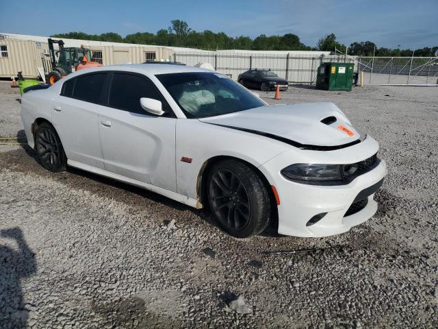 2C3CDXGJ7LH228204 - 2020 DODGE CHARGER SCAT PACK WHITE photo 4