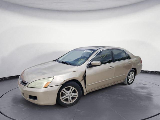 1HGCM56887A066619 - 2007 HONDA ACCORD EX GOLD photo 1