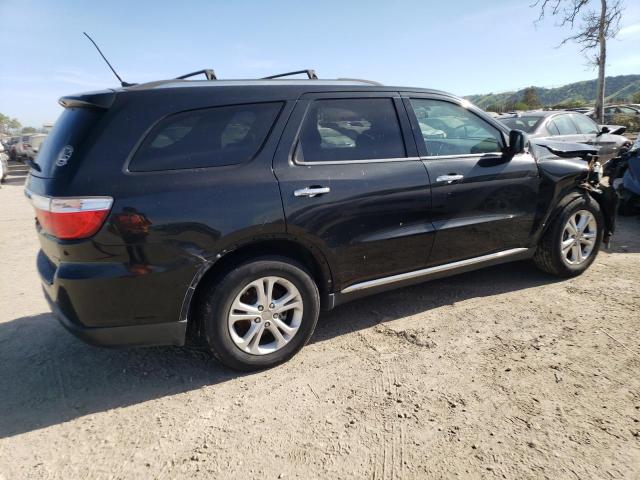 1C4RDHDG1DC700132 - 2013 DODGE DURANGO CREW BLACK photo 3