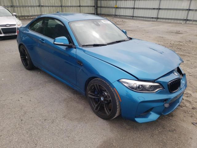 WBS1J5C51JVA12552 - 2018 BMW M2 BLUE photo 4