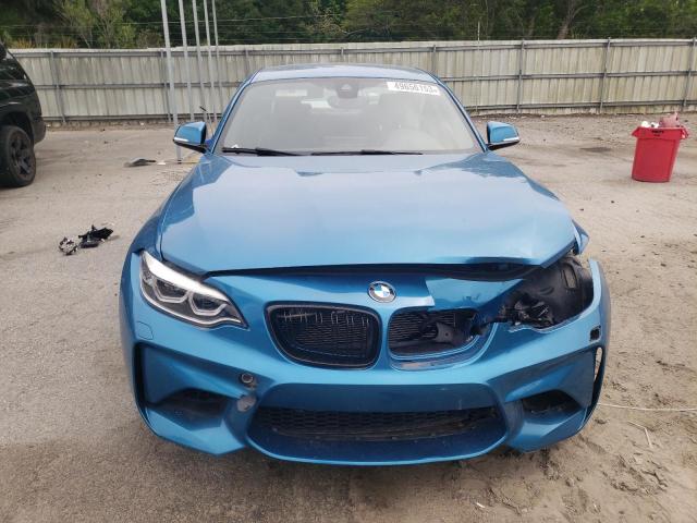 WBS1J5C51JVA12552 - 2018 BMW M2 Blau Foto 5