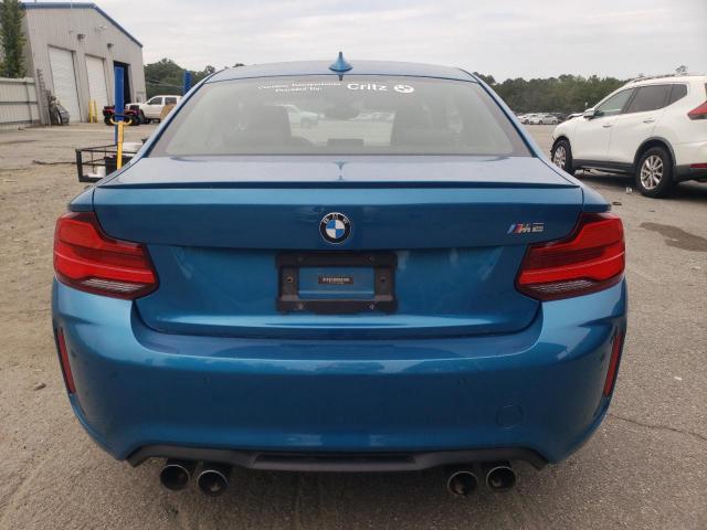 WBS1J5C51JVA12552 - 2018 BMW M2 BLUE photo 6