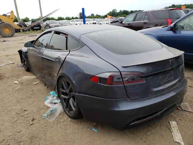 5YJSA1E65MF437458 - 2021 TESLA MODEL S Սև լուսանկար 3