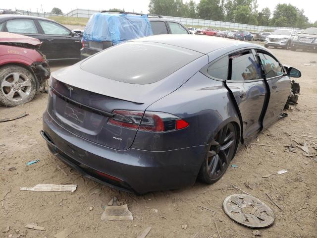 5YJSA1E65MF437458 - 2021 TESLA MODEL S Սև լուսանկար 4