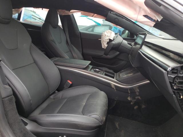 5YJSA1E65MF437458 - 2021 TESLA MODEL S Սև լուսանկար 5