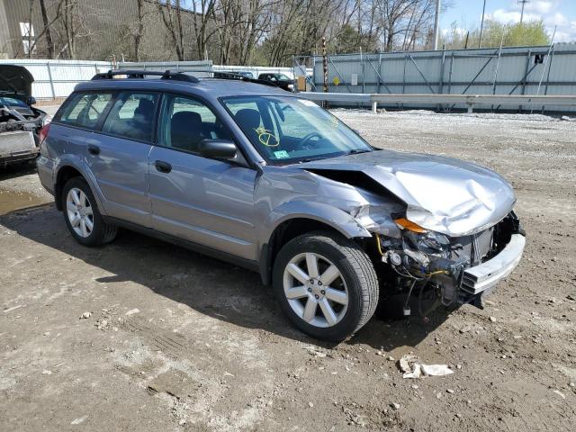 4S4BP61C187329112 - 2008 SUBARU OUTBACK 2.5I GRAY photo 4