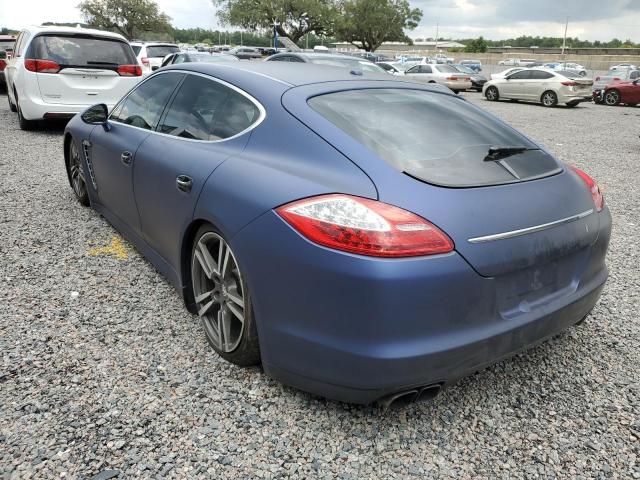 WP0AC2A71AL091508 - 2010 PORSCHE PANAMERA TURBO BLUE photo 2