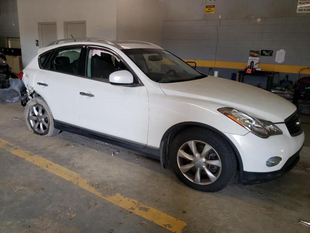 JNKAJ09F58M357377 - 2008 INFINITI EX35 BASE WHITE photo 4