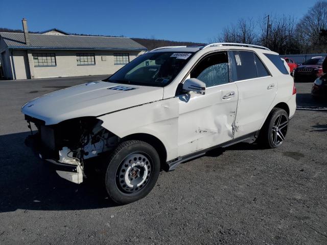 4JGDA5HB0EA386644 - 2014 MERCEDES-BENZ ML 350 4MATIC WHITE photo 1