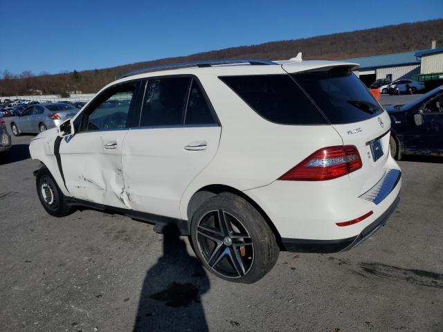 4JGDA5HB0EA386644 - 2014 MERCEDES-BENZ ML 350 4MATIC WHITE photo 2
