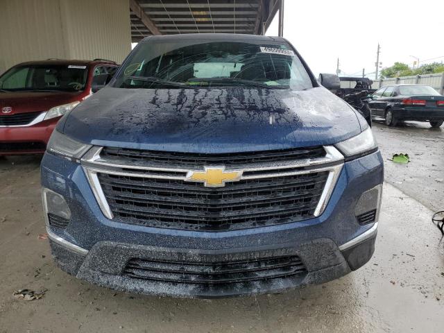 1GNERFKW0NJ145872 - 2022 CHEVROLET TRAVERSE LS BLUE photo 5