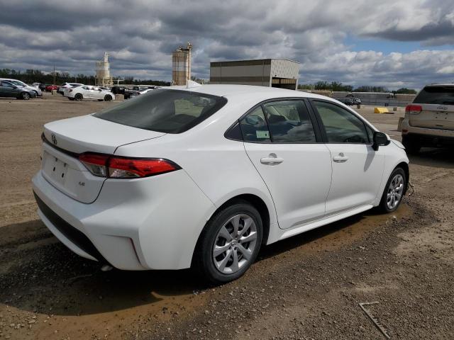 JTDEPRAE7LJ095882 - 2020 TOYOTA COROLLA LE WHITE photo 3