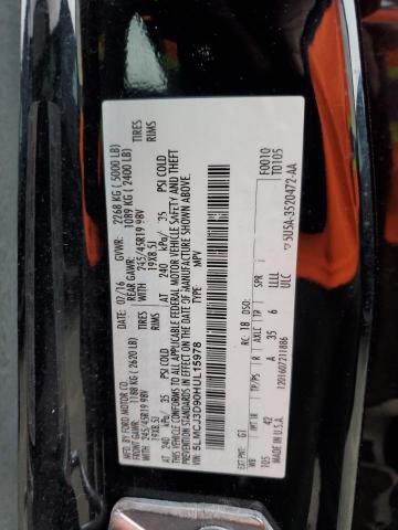 5LMCJ3D90HUL15978 - 2017 LINCOLN MKC RESERVE შავი ფოტო 12