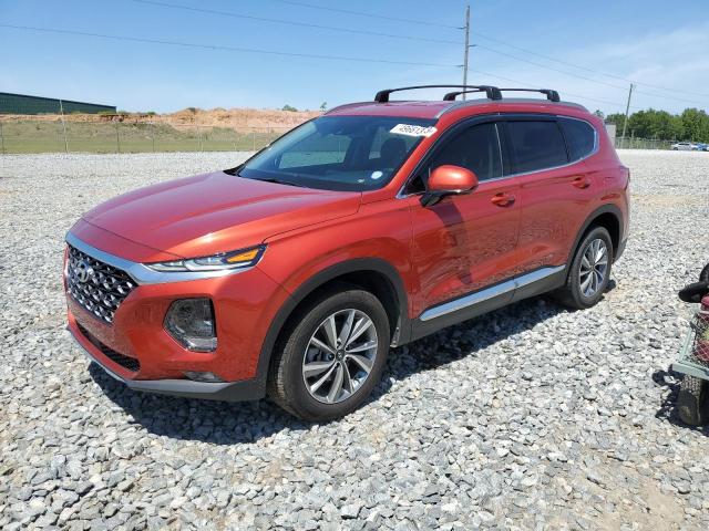 5NMS33AD9LH175936 - 2020 HYUNDAI SANTA FE SEL RED photo 1