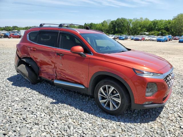 5NMS33AD9LH175936 - 2020 HYUNDAI SANTA FE SEL RED photo 4