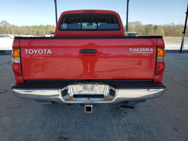 5TEGN92N93Z225048 - 2003 TOYOTA TACOMA DOUBLE CAB PRERUNNER RED photo 6