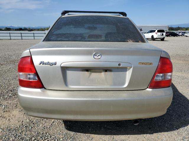 JM1BJ225421621846 - 2002 MAZDA PROTEGE DX GOLD photo 6