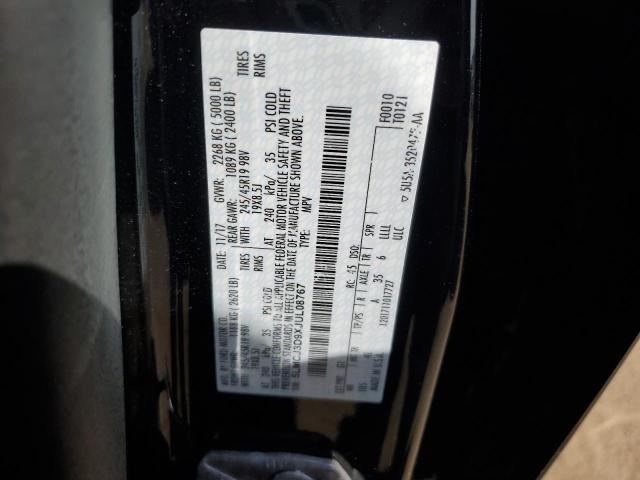 5LMCJ3D9XJUL08767 - 2018 LINCOLN MKC RESERVE შავი ფოტო 13