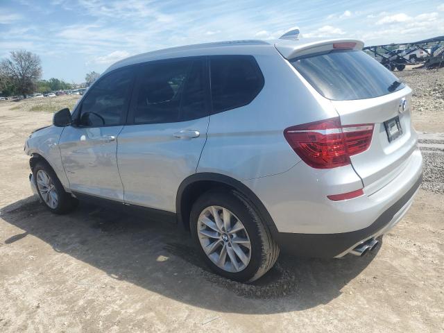 5UXWZ7C30H0V90435 - 2017 BMW X3 SDRIVE28I GRAY photo 2