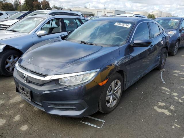 2HGFC2F56JH543996 - 2018 HONDA CIVIC LX CHARCOAL photo 1