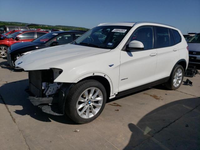 5UXWZ7C32H0X42439 - 2017 BMW X3 SDRIVE28I WHITE photo 1