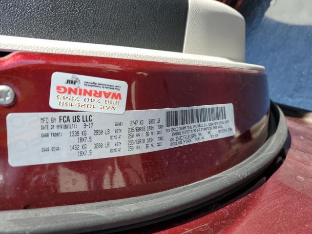 2C4RC1FG1JR126450 - 2018 CHRYSLER PACIFICA TOURING PLUS Qırmızı foto 13