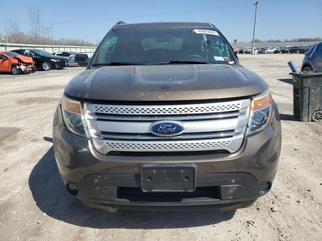 1FM5K8D83FGA71011 - 2015 FORD EXPLORER XLT BROWN photo 5