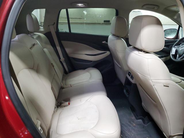 LRBFXASA9HD050335 - 2017 BUICK ENVISION PREFERRED წითელი ფოტო 10