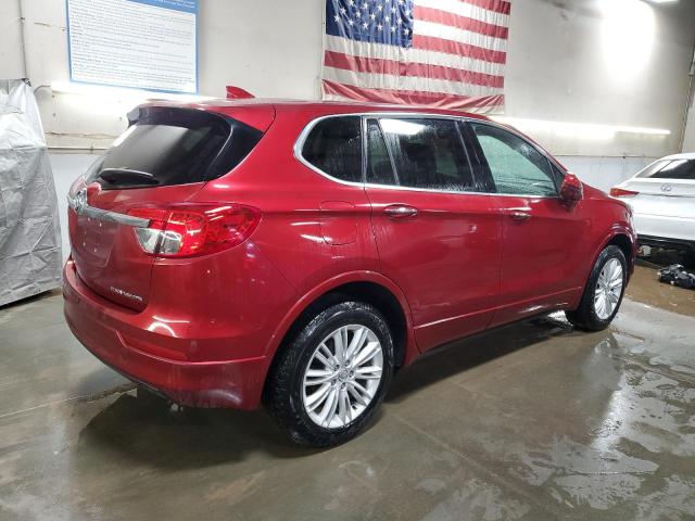 LRBFXASA9HD050335 - 2017 BUICK ENVISION PREFERRED წითელი ფოტო 3