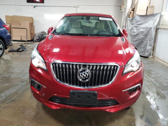 LRBFXASA9HD050335 - 2017 BUICK ENVISION PREFERRED წითელი ფოტო 5