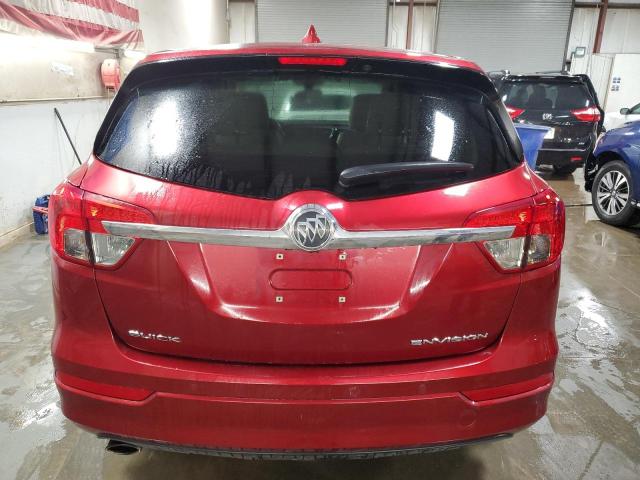 LRBFXASA9HD050335 - 2017 BUICK ENVISION PREFERRED წითელი ფოტო 6