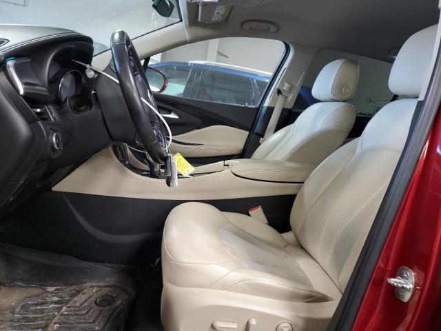 LRBFXASA9HD050335 - 2017 BUICK ENVISION PREFERRED წითელი ფოტო 7