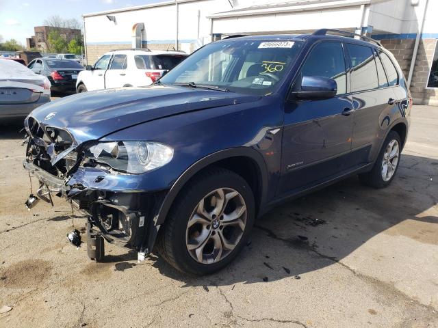 5UXZW0C52BL655158 - 2011 BMW X5 XDRIVE35D BLUE photo 1